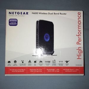 Netgear N600 wireless dual band router WNDR3400 High Performance